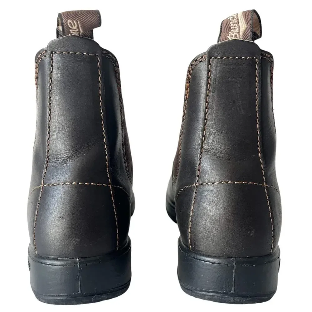 Blundstone 500 Original Stout Brown Leather Chelsea Boots AU 6 / US M 7 / W 9